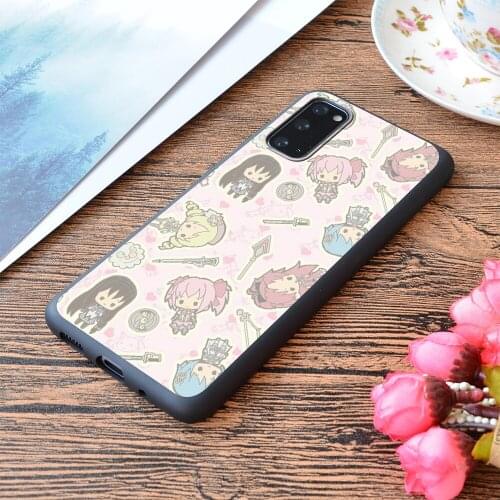 For Samsung Galaxy Madoka Magica Chibi Print Soft Matt Phone Case
