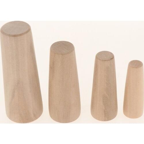 Set of 20 Marine Tapered Conical Thru-hull Emergency Soft Wood Plugs Kit Drain Stopper (Wooden)