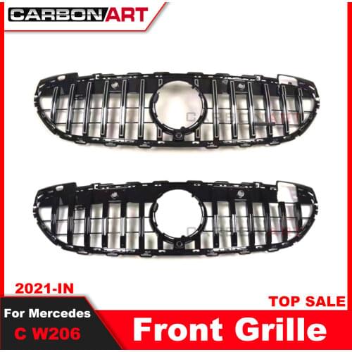 2022 Year New C class W206 Gt R Grille For mercede C Class W206 Front Bumper Grille 2021+ 2022