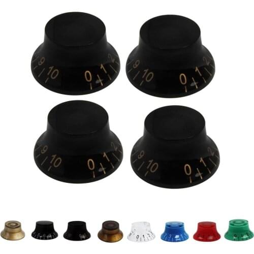 NEW 4pcs Top Hat Electric Guitar Knobs Tone Volume Control Knobs Button Caps for LP SG Guitar Parts