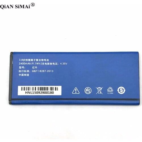 New High Quality Li3824T43P3hA04147 2400mAh battery For ZTE Red Bull V5 phone