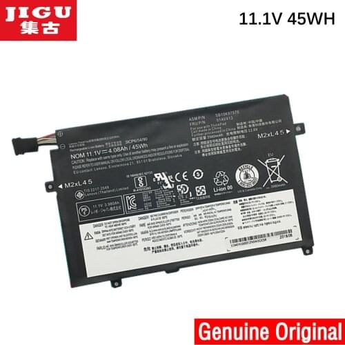 JIGU Original Laptop Battery 01AV412 01AV413 01AV411 For LENOVO For ThinkPad E470 E475 Edge E470
