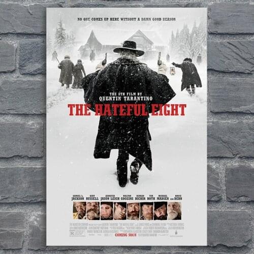 Movie Silk Poster The Hateful Eight Wall Art Prints Home Room Decorative Pictures Quentin Tarantino Canvas Posters 60x90cm