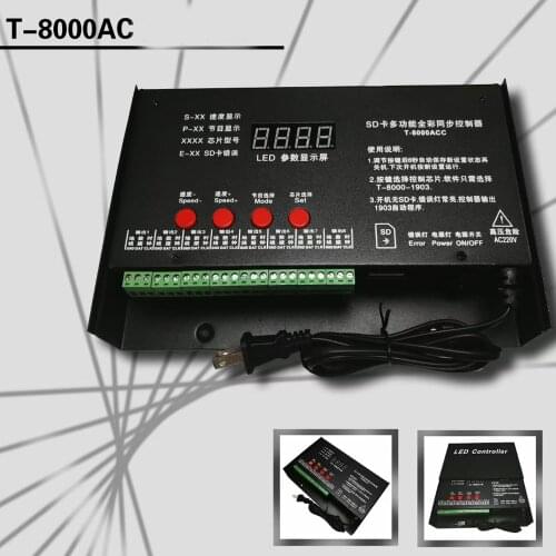Ws2812ws2811programmable controllerforLed pixel strip lampT1000s/accT1000dT4000ttl/accT8000acc/ttl