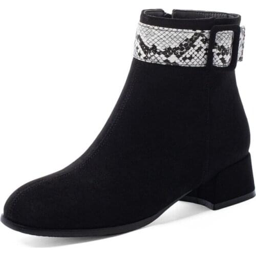 Big Size Simple and personalized short boots boots women shoes ankle boots for women ladies boots shoes woman winter