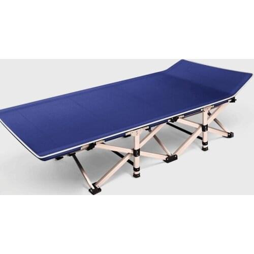 Folding bed nap lounge single bed office home simple accompanying beach portable adult camp bed