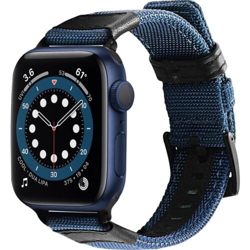 Strap for Apple Watch applewatch band 44mm 40mm 42mm 38mm Replacement Bands for iWatch se Series 6 5 4 3 2 1 nylon bracelet