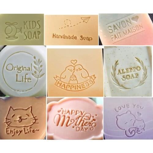 Handmade soap stamp Chapter seal mold mini diy natural patterns4 -5cm