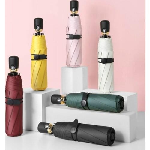 Five Folding Fully Automatic Umbrella Rain Women Japanese Umbrellas Large Windproof Parasol UV Sun Umbrella Parapluie Gift B65