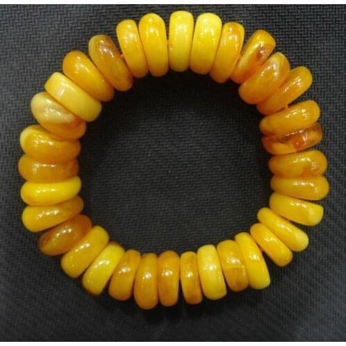 Tibet Mila Bracelet Mala Prayer Bead Amber Resin Necklace Small Bracelet