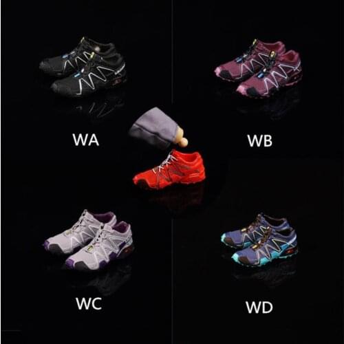 In Stock SK004 1/6 Female Soldier Dolls Outdoor Hiking Shoes Sports Shoes Casual Boots For 12'' Action Figure Body Accessories