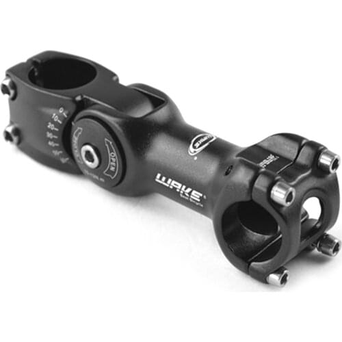 WAKE 25.4mm / 31.8mm 60 Degree Adjustable Bike Stems Aluminum Alloy Stems MTB Mountain Bike Road Bicycle Handlebar Stem Riser