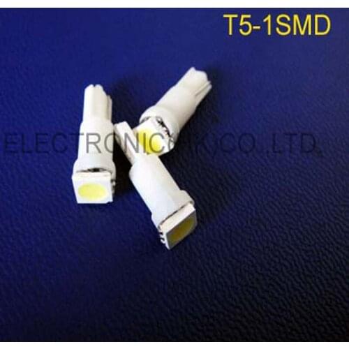 High quality 12V T5 car led,T5 lamp,T5 led,T5 light,W3W 12V,Car T5 Led 12V,Auto T5 Light,T5 Bulb,T5 DC12V,free shipping 10pc/lot