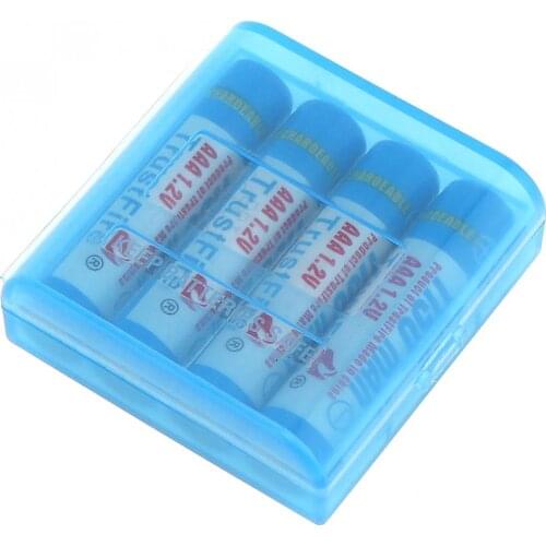 20pcs/lot TrustFire AAA NiMH Battery 1.2V 1150mAh Rechargeable Ni-MH Batteries with Low Self-discharge+ Battery Storage Box Case