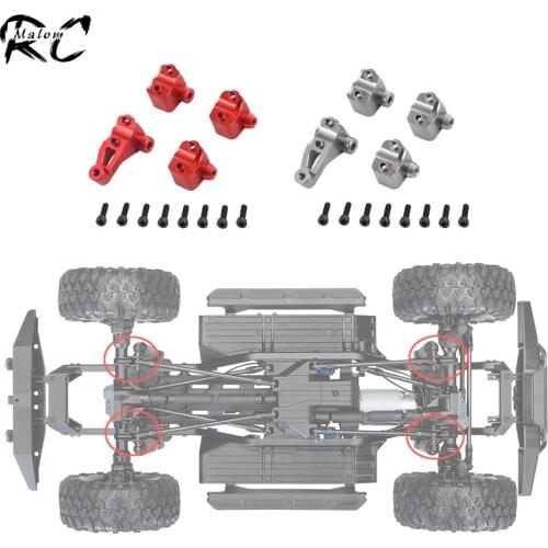 4pcs Aluminum Alloy Axle Mount Set Suspension Links Stand Base for 1/10 RC Crawler Traxxas TRX-4 8227 Upgrade Parts