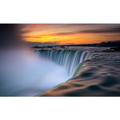 5D Diy Diamond Painting Scenic Cross Stitch Resin Square/round Sets Decorative Diamond Embroidery Waterfall Picture By Numbers