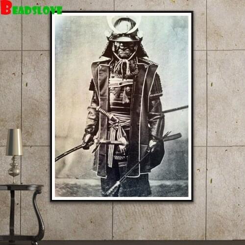 DIY Diamond Painting Picture of Rhinestones diamond embroidery Japanese samurai Home Decoration G21