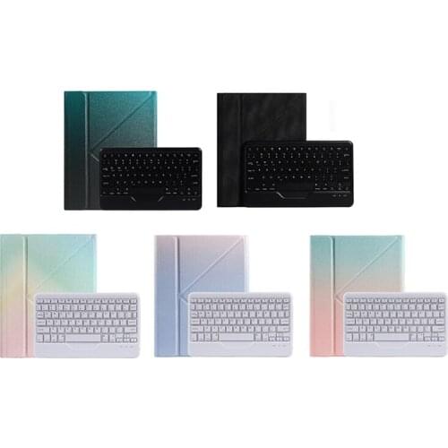 PU Case+Keyboard for iPad 11 2021 2020 2018 /iPad Air 4 10.9 Tablet Flip Case Tablet Stand with Pen Slot