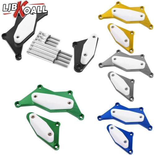 CNC Aluminum Engine Frame Slider Pads Case Cover Set for 2013-2016 Kawasaki Z800 2014 2015 Motorcycle Crash Protectors