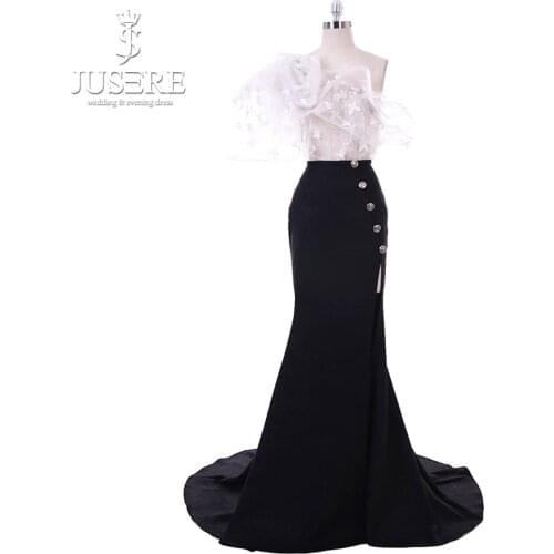JUSERE Womens Evening Chiffon Dresses