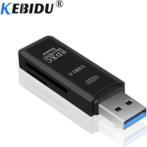 Kebidu USB 3.0 Type C Card Reader OTG Adapter Mini Card-Reader Multi Smart Memory For Micro SD/TF/CF/MS Micros Computer Laptop