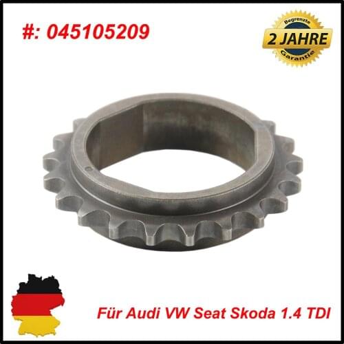 AP01 Gear Crankshaft Crankshaft Wheel For Audi Seat Skoda For VW 1.4 TDI 045105209 ATL BAY 045105209 045 105 209