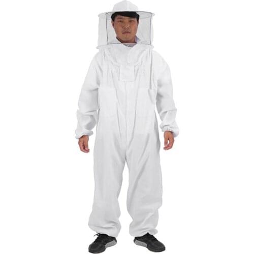 Professional Beekeeping Protective Equipment Bee Keeping Full Body Beekeeper Suit Hat 2021 HOT