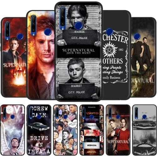 Soft TPU Phone Cover for Huawei Honor 9A 9C 9S 8S Cellphone Protective Case for Honor 8X 9X Pro Lite Supernatural tv show