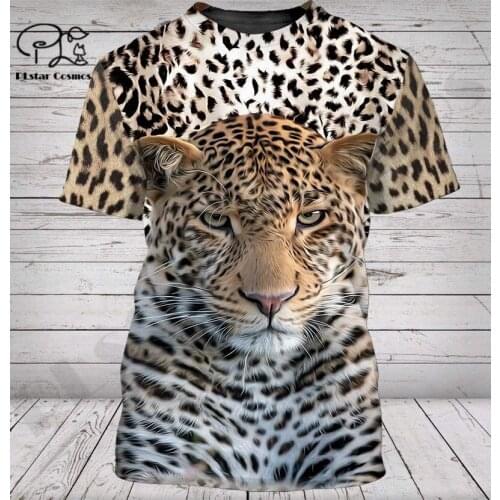 PLstar Cosmos 3DPrint Newest Animal Giraffe Leopard Koala Man/Woman Funny Harajuku Streetwear Casual Funny T-Shirt Short Sleeve