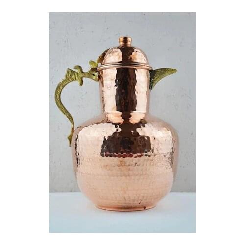 Ottoman Spring Jug Tattoo Copper 3 Liter (HAND MADE)