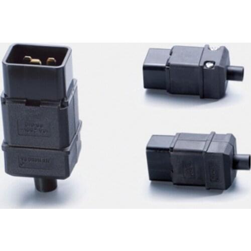 Rewirable IEC320 C20 Male Plug PDU UPS 16A 250VAC, IEC C20 DIY plug, IEC 320 C20 male Plug 16A Connector
