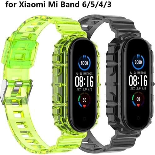 Strap for Xiaomi Mi Band 6 Wristband Bracelet Replacement For Mi Band 5 MiBand 4 3 Wrist Colorful TPU Soft Strap Sport Watchband