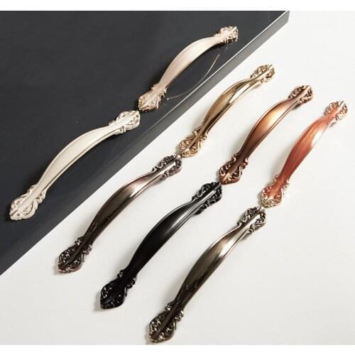 Cabinet Door Pull Hand European Cabinet Ivory White Handle Modern Simple Wardrobe Door Handle Single-hole Drawer Handle Hand