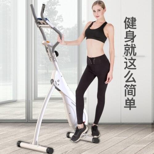 Family Bedroom High Quality Silent Treadmill Exercise Bike Vertical Easy Storage Indoor Fitness Bike