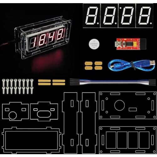Keyes Intelligent Smart Digit Electronic Clock Kit for Arduino DIY Showing Time Temperature Brightness Alarm Clock Timekeeper