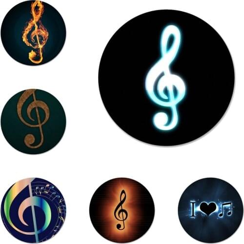 Musical Symbol Icons Pins Badge Decoration Brooches Metal Badges For Clothes Backpack Decoration