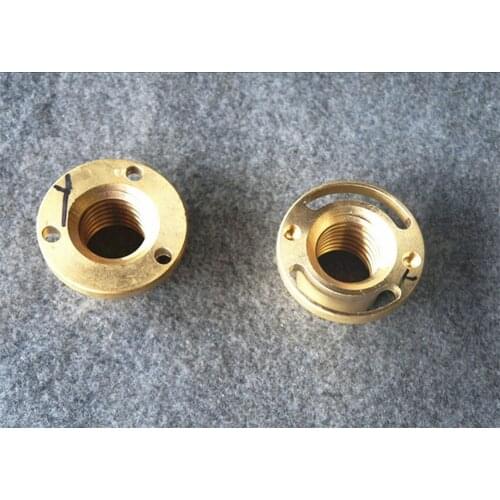 1Set /2pcs Milling Machine Part-Longitudinal Brass Feed Nut Y Axis New