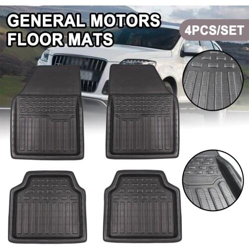 4Pcs Universal Floor Mat For SUV Sedan Not-Slip Waterproof Car Mat For Volkswagen Touareg For BMW x5 e70 Car Accessories