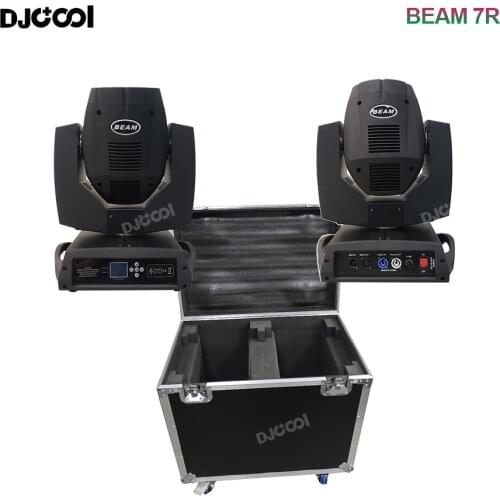 Free Duty 2 lights/flight case Sharpy Lyre Bulb Beam Moving Head 7R Beam 230W 7R beam head lights Stage Lights DJ Club