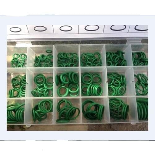 CHIZIYO Practical Newest 270 Pcs 18 Sizes Kit Air Conditioning HNBR O Rings Car Auto Vehicle Repair Rubber Seals Gaskets