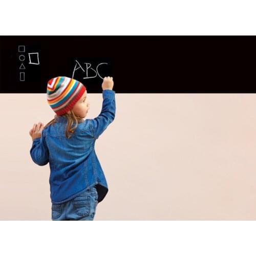 Diy 200*45 chalkboard blackboard painting wall stickers for kids rooms student room nursery note office school decor wall decals