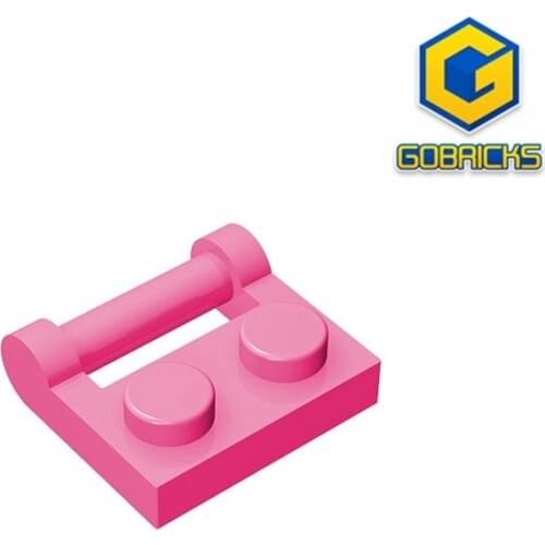 [Gobricks] GDS-645 (No.48336)PLATE 1X2 W. STICK 3.18 - 1x2 Single side handle hinge plate