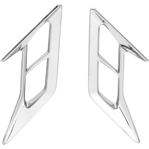 Chrome Motorcycle Front Fender Vent Trim Case for Honda Goldwing 1800 GL1800 2018-2020