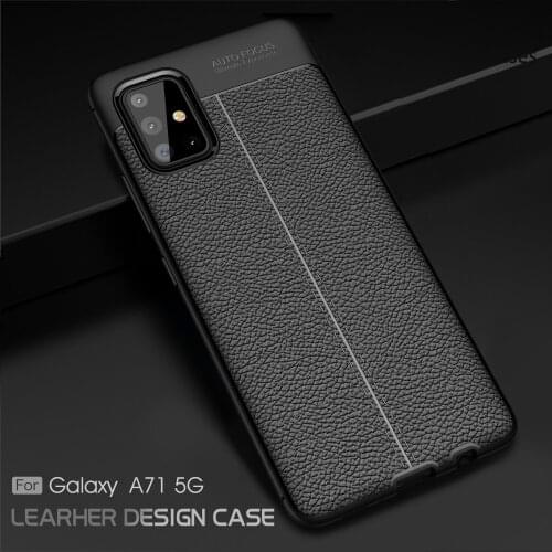 Shell Cases For Samsung M60S Anti Fall Samsung M40S A71 5G M80S A70 A91 A70S M31S A90 A60 A81 M30S Positivo Lychee Pattern Cover