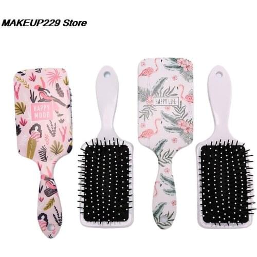 Cute Animal Anti-static Hair Brush Massage Comb Shower Wet Detangle Hair Brush Salon Hair Styling Tools Girls