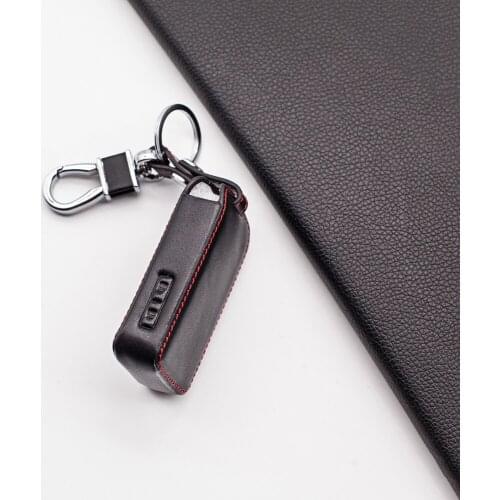 Soft Leather Car Key Case Cover For Mazda 3 Alexa CX4 CX5 CX8 2019 2020 2/3/4 Buttons Smart Car Key Bag Cap Holder
