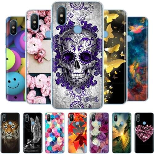 Soft Silicone Phone Case for Xiaomi A2 Lite Full Protection Soft TPU Back Cover Phone Case for Xiaomi Mi A2 MiA2 Lite Bumper