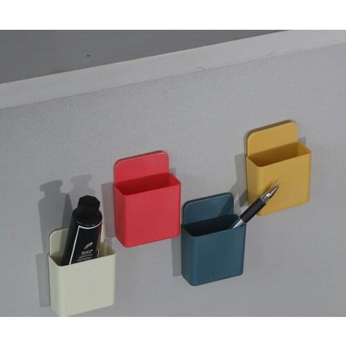 Remote Control Storage Box Wall Mounted Storage Organizer for Wall Desk Door Air Conditioner TV Mobile Phone Case Holder