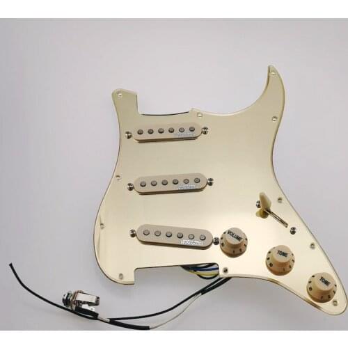 Guitar Pickups Stratocas Wilkinson WVS 60s Alnico5 SSS Single Coil 7-Way type fully loaded pickguard