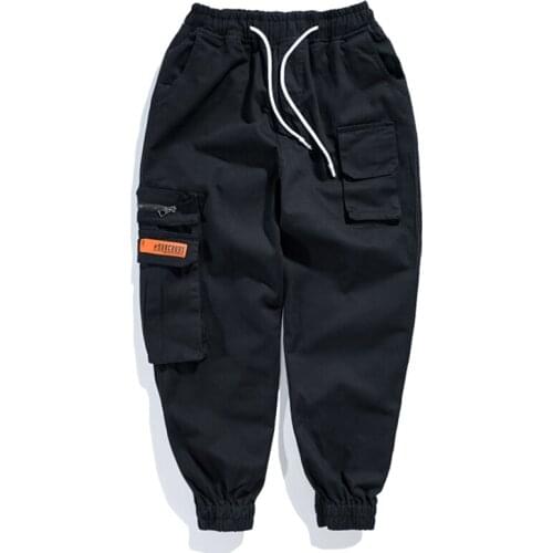 TANG 2019 Man Jogger Camouflage Side Pockets Loose Style Mens Sweatpants Fashion 2018 High Street Casual Pants 4 Colors